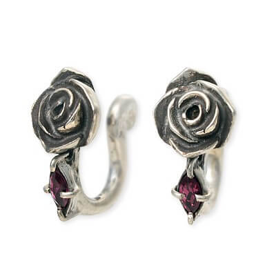 UZUOU シルバーイヤリング