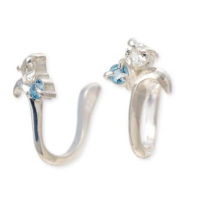 UZUOU シルバーイヤリング