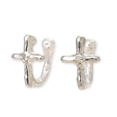 UZUOU シルバーイヤリング