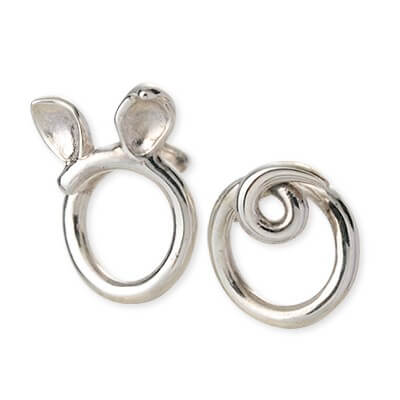 UZUOU シルバーイヤリング