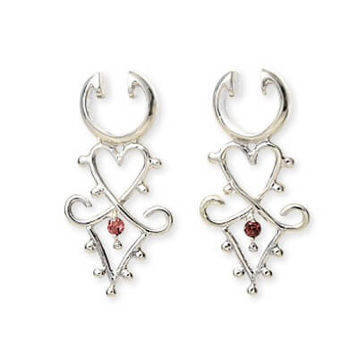 UZUOU シルバーイヤリング