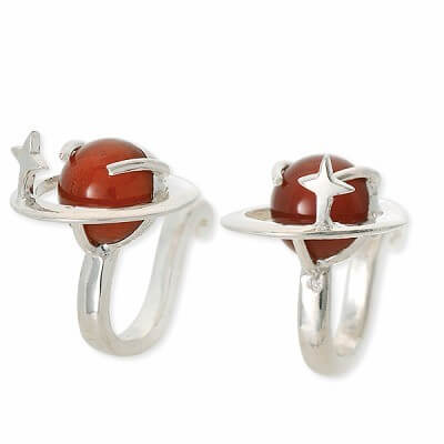 UZUOU シルバーイヤリング