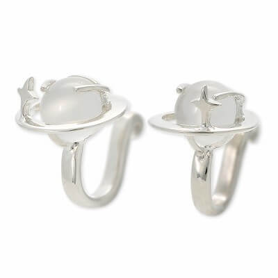 UZUOU シルバーイヤリング