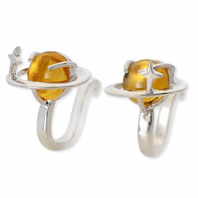 UZUOU シルバーイヤリング