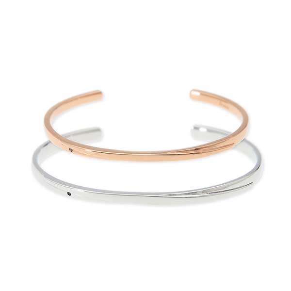 Zanipolo Terzini ステンレスペアバングル