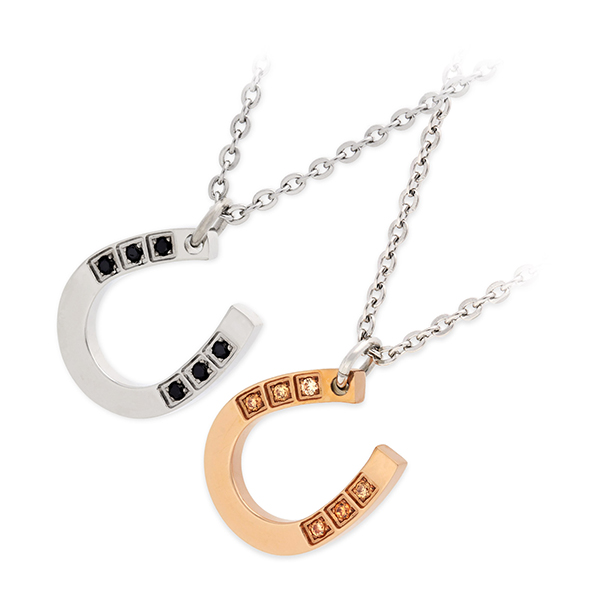 Zanipolo Terzini ステンレスペアネックレス