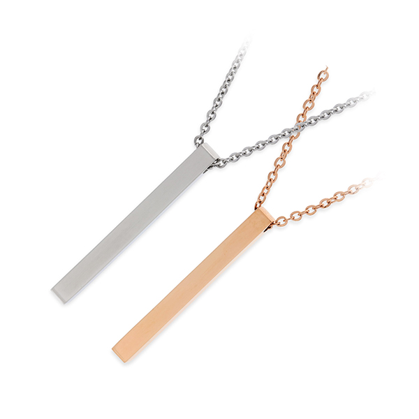 Zanipolo Terzini ステンレスペアネックレス