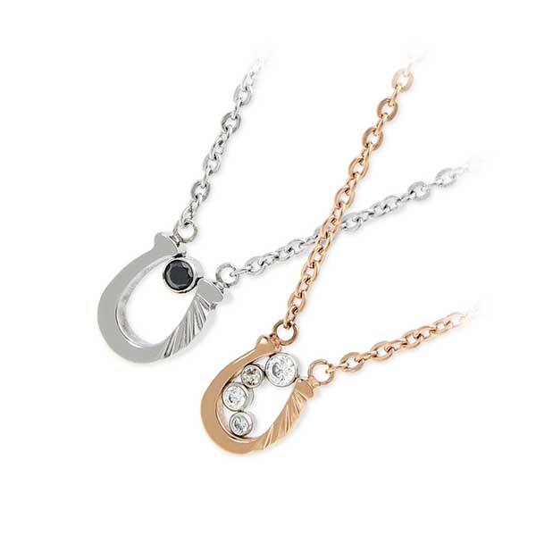 Zanipolo Terzini ステンレスペアネックレス