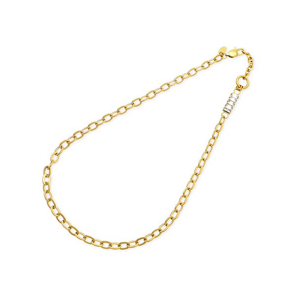 Zanipolo Terzini ステンレスネックレス