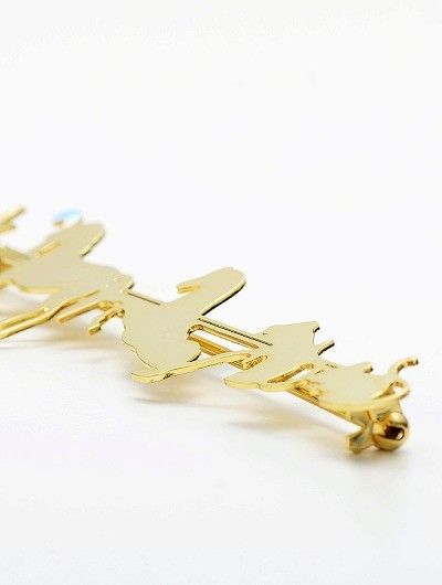 ブラスブローチ