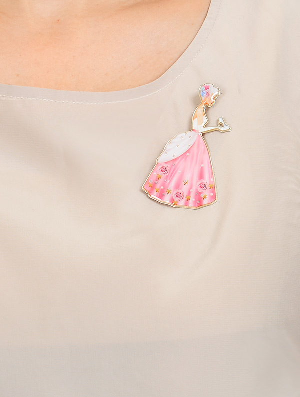 ブラスピンバッチ