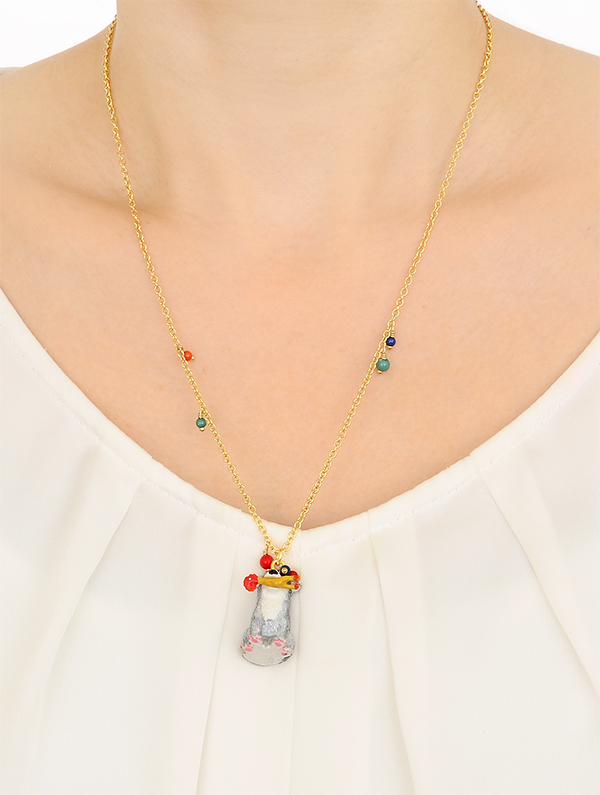 ブラスネックレス