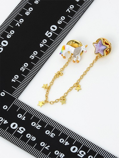 ブラスブローチ