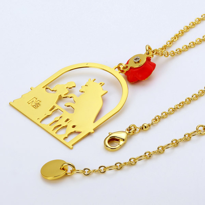 ブラスネックレス