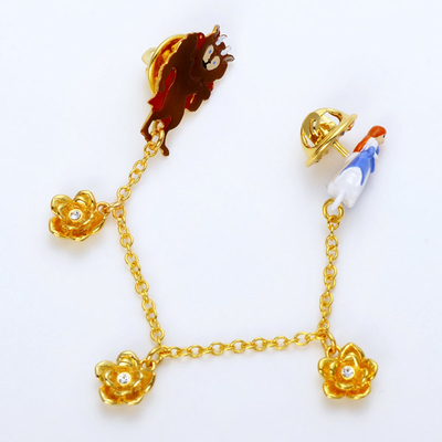 ブラスピンバッチ