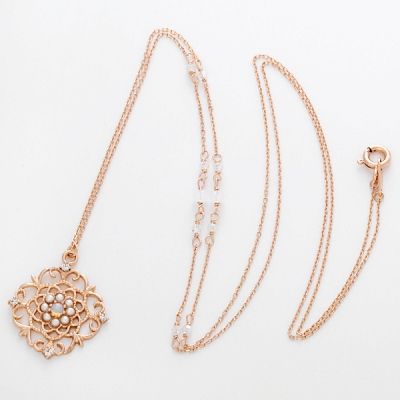 シルバーネックレス