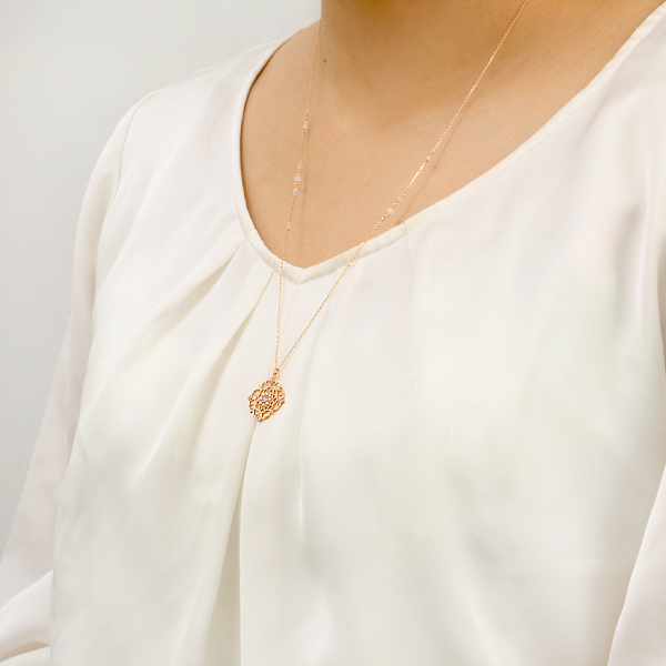 シルバーネックレス