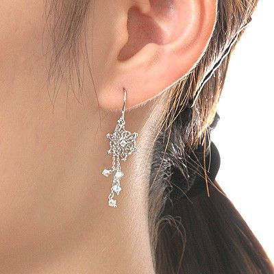 シルバーフックピアス