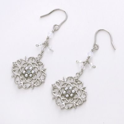 シルバーフックピアス