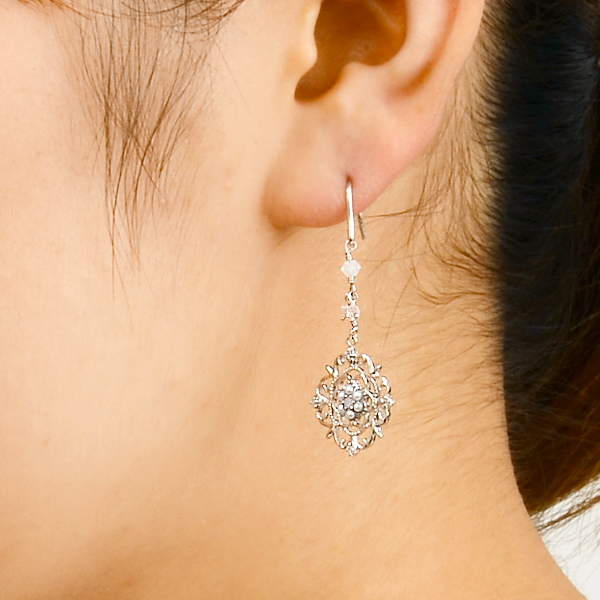 シルバーフックピアス