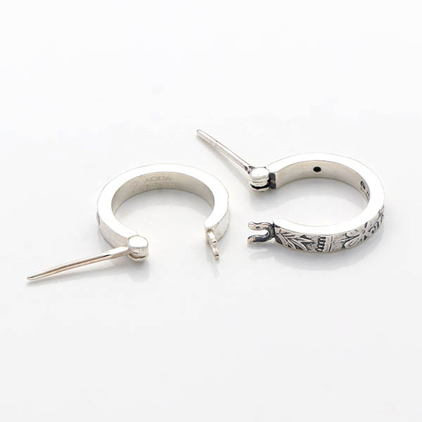 シルバーペアピアス