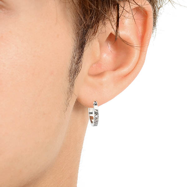 シルバーペアピアス