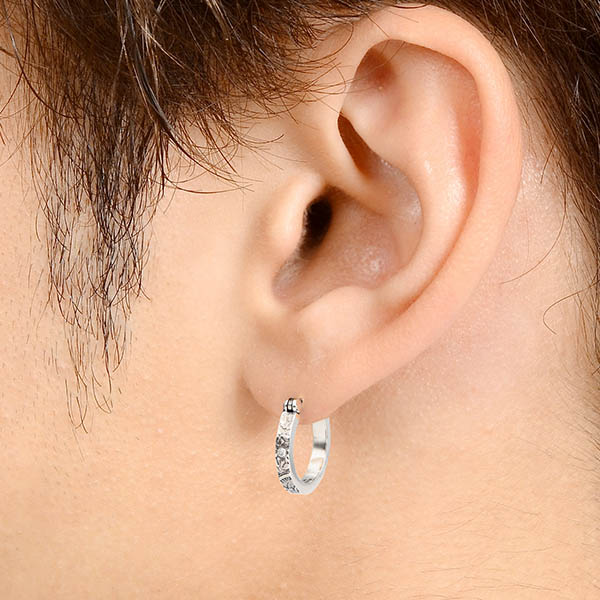 シルバーペアピアス