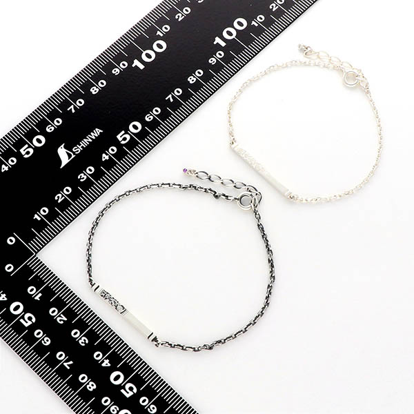 シルバーペアブレスレット