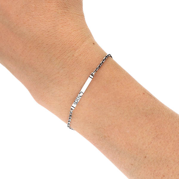 シルバーペアブレスレット