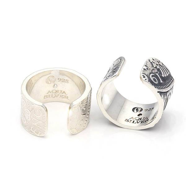 シルバーペアイヤーカフ