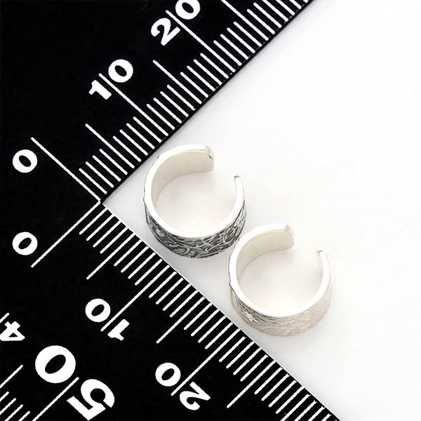 シルバーペアイヤーカフ