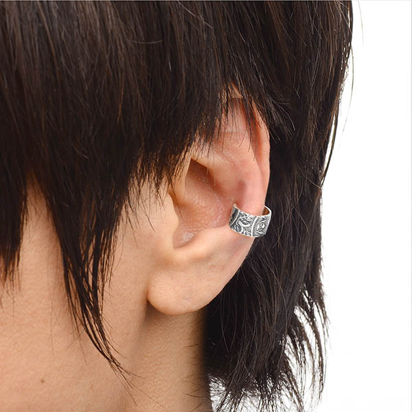 シルバーペアイヤーカフ