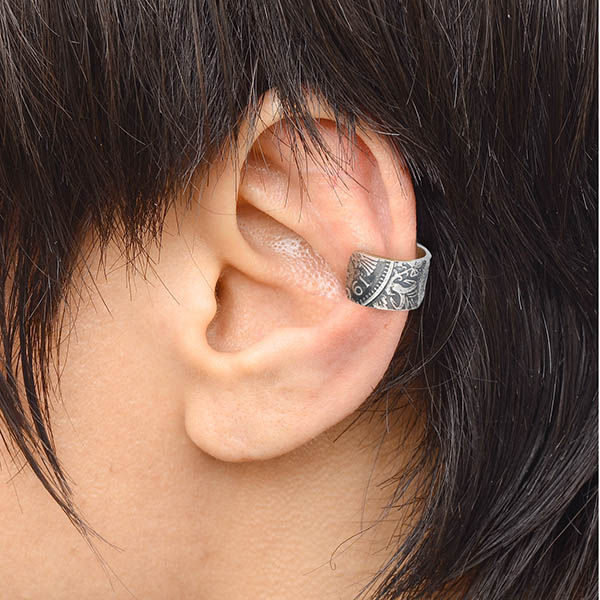 シルバーペアイヤーカフ