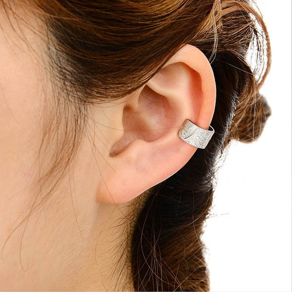 シルバーペアイヤーカフ