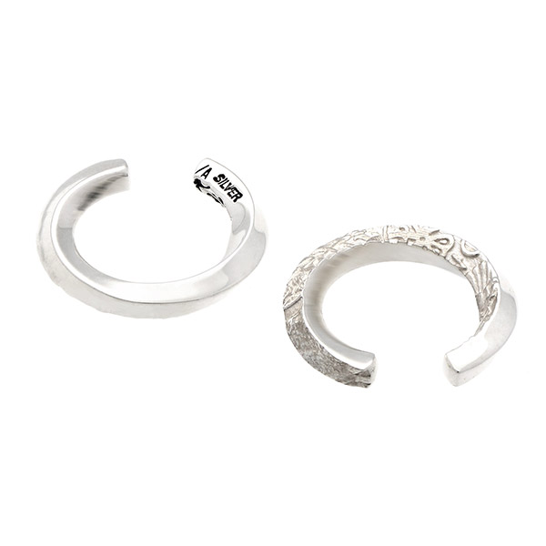 シルバーペアイヤーカフ