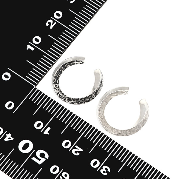 シルバーペアイヤーカフ