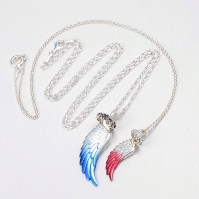 シルバーペアネックレス