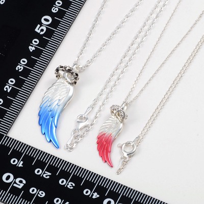 シルバーペアネックレス