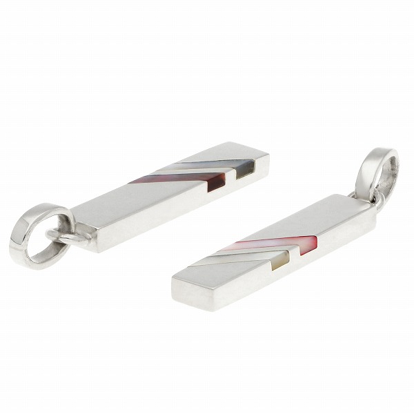 シルバーペアペンダントトップ