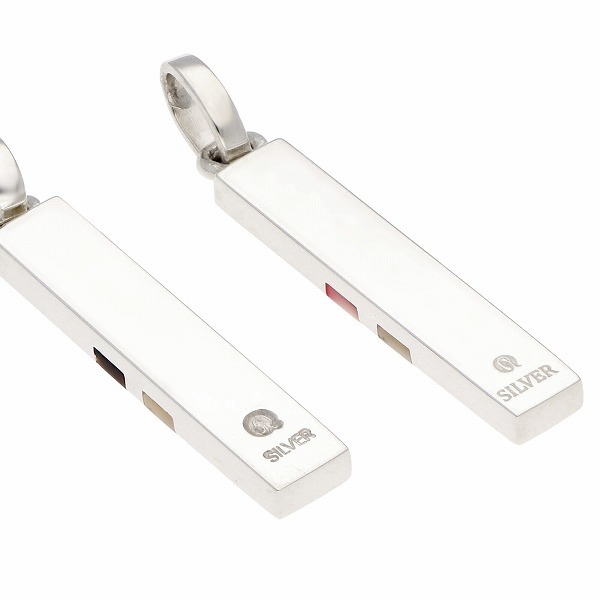 シルバーペアペンダントトップ