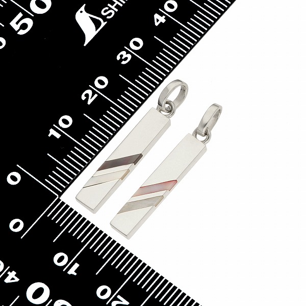 シルバーペアペンダントトップ