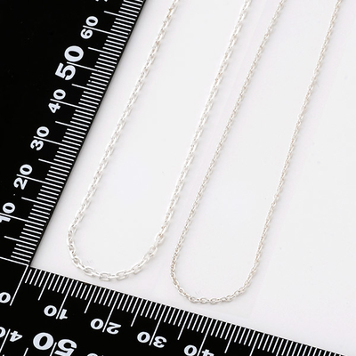 シルバーペアネックレス