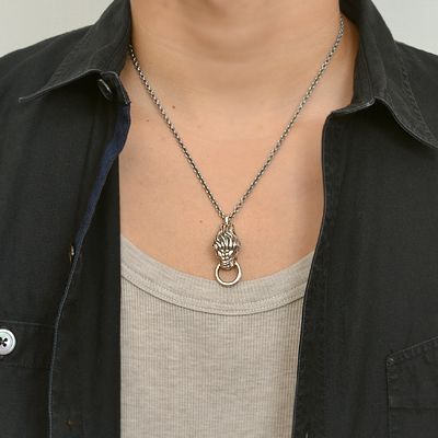 シルバーネックレス