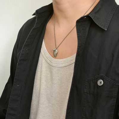 シルバーネックレス