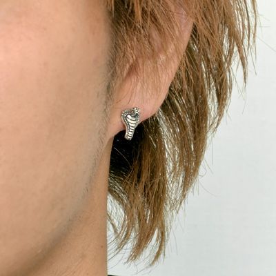 シルバースタッドピアス(片耳用)
