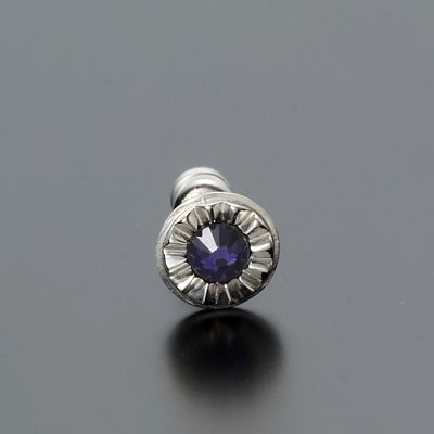 シルバースタッドピアス(片耳用)