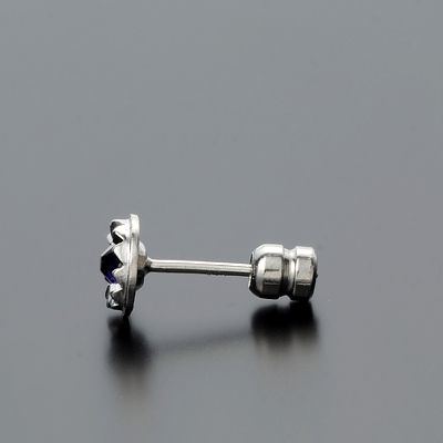 シルバースタッドピアス(片耳用)