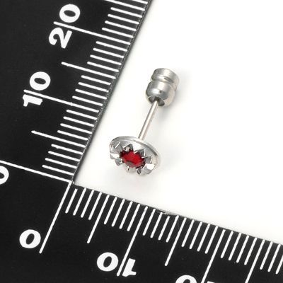 シルバースタッドピアス(片耳用)