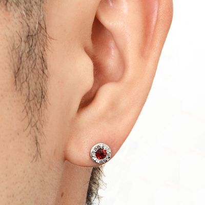 シルバースタッドピアス(片耳用)