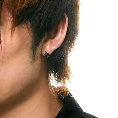 シルバースタッドピアス(片耳用)